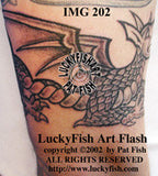 Defender of the Earth Celtic Dragon Tattoo Design 3