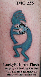 Kokopelli SouthWestern Tattoo Design 1