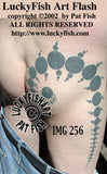 Single Julia Set Crop Circle Tattoo Design 2