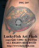 Piranha Tattoo Design 1