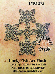 Irish Gypsy Cross Celtic Tattoo Design