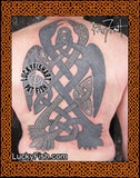 Dualism Birds Celtic Tattoo Design 3