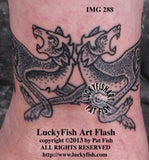 Wolf Band Celtic Tattoo Design 1