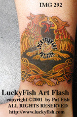 Royal Couple Celtic Lion Tattoo Design 1
