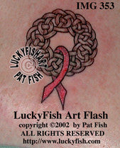 Cancer Ring Celtic Tattoo Design 1