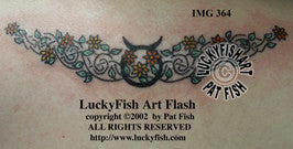 Astro Vine Celtic Tattoo Design 1