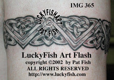 Wizard's Walk band Celtic Tattoo Design 1