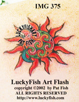 Magical Eclipse Celtic Tattoo Design 1