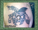 Zephyr Dragon Celtic Tattoo Design 3