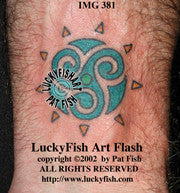Solar Power Celtic Tattoo Design 1
