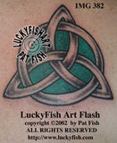 Classic Trinity Knot Celtic Tattoo Design 3
