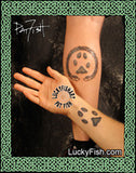 Celtic Dog Paw Torc Tattoo Design