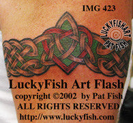 Brave Heart Band Celtic Tattoo Design 1