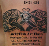 Dragon Duel Celtic Tattoo Design 2