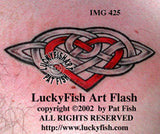 Strength of Heart Celtic Tattoo Design 3