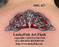 Entwined Hearts Celtic Tattoo Design 1
