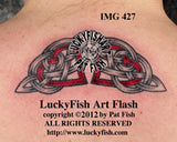 Entwined Hearts Celtic Tattoo Design 1