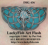 Half Moon Celtic Tattoo Design 1