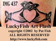 Claddagh Celtic Tattoo Design 1