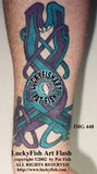 Dog Twist Celtic Tattoo Design 2