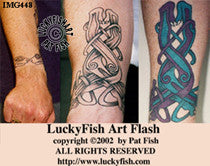 Dog Twist Celtic Tattoo Design 1