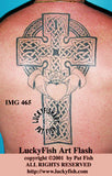 Claddagh Cross Celtic Tattoo Design 2