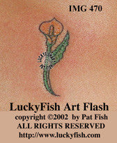 Calla Lily Flower Tattoo Design 1