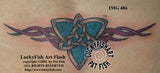 Triple Goddess Knot Celtic Tattoo Design 1
