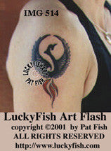 Healing Phoenix Tattoo Design 1