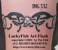 Cat Band Celtic Tattoo Design 1
