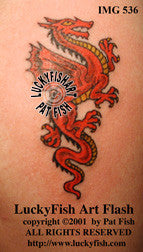 Air Dragon Tattoo Design 1