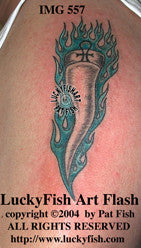 Corno Italian Tattoo Design 1