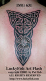 Druidic Dagger Celtic Tattoo Design 2