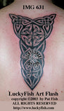 Druidic Dagger Celtic Tattoo Design 2