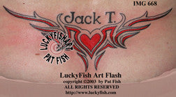 Jax Ass Tribal Tattoo Design 1