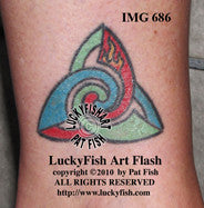 Spirit of Fire Celtic Tattoo Design