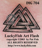 Odin's Walknot Viking Tattoo Design 1