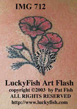 Dainty Poppy Tattoo Design 1