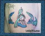 The Pipers' Mascots Celtic Bagpipe Tattoo Design 3