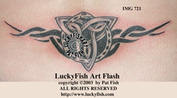 Warlock Oroborous Celtic Tattoo Design 1