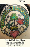 Claddagh Three Nations Celtic Tattoo Design