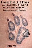 Wolf Paw Tattoo Design 2