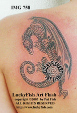 Dragon Pet Tattoo Design 1