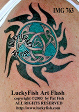 Dancing at Lughnasa Tribal Celtic Tattoo Design