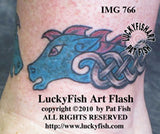 Pooka Anklet Celtic Tattoo Design