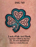St. Brigit's Shamrock Celtic Tattoo Design 2