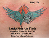 Celestial Phoenix Tattoo Design 2