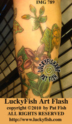 Sweet Violets Tattoo Design 1