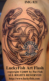 Brothers in Arms Celtic Tattoo Design 1