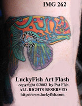 Mandarin Goby Tattoo Design 1